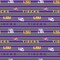 Sykel Enterprises-Louisiana State University Fleece Fabric-LSU Tigers Polo Stripe Fleece Blanket Fabric-Sold by the yard